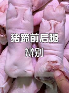 猪脚圈和猪蹄的区别_口感营养大不同