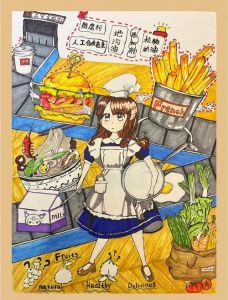 蜜桃咬一口tx t漫画美食文化探究：甜美水果与漫画元素互动下的创意美食风尚
