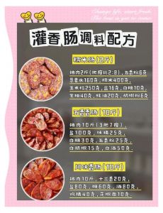 香肠自制调料表_自制香肠，调料比例是关键！