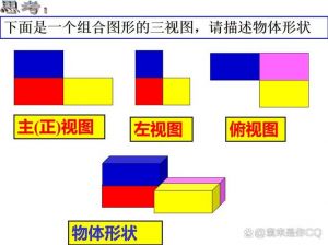 三视图中间位置图解_三视图全面看懂物体形状