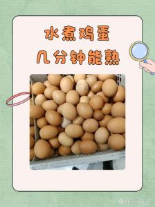 水煮生鸡蛋几分钟_煮鸡蛋几分钟熟？溏心全熟选对时