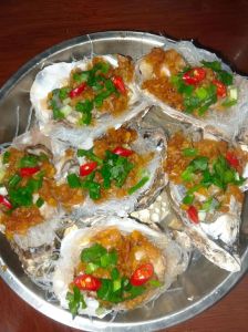 蒸蚝的做法大全家常菜_蒸蚝配蒜蓉粉丝，鲜美又简单！