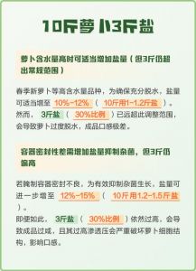 10斤白萝卜腌制配料表_自制爽口酸辣泡萝卜，关键配料比例！