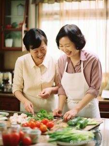 日本温柔后妈与家人在厨房共度甜蜜时光 探秘家庭式美食的日常做法与亲情瞬间