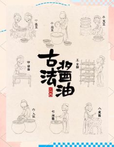 豆瓣酱制作过程简易绘画图_自制豆瓣酱，图解发酵美味全过程