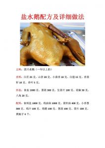 盐水鸭配料比例_精选桂花鸭，传统工艺，皮白肉嫩