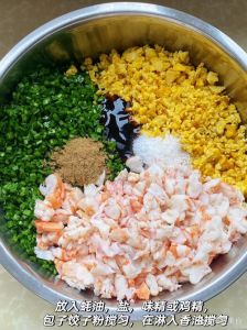 纯虾馅饺子馅做法大全集_韭菜虾仁黄瓜虾仁鲜肉虾仁芦笋虾仁香菇虾仁饺子，鲜香可口！