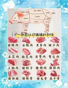 猪各部位肉的名称图解_猪肉部位各有所长，选购有方，烹饪美味