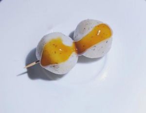 御手洗团子做法_日式祈福小甜点，外酥内软酱浓！