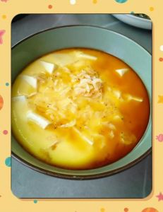 豆腐羹的家常做法图解_豆腐虾仁羹，滑嫩营养家常汤