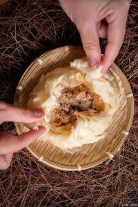 大肉粉条包子馅的做法_手把手教你做劲道馅儿！