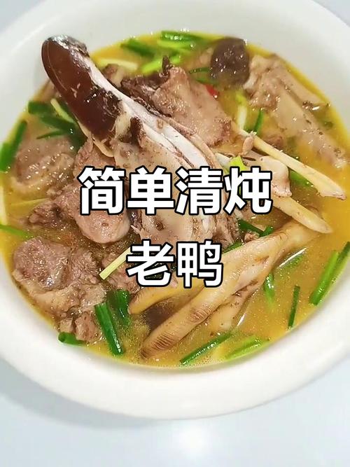 家常炖鸭子简单做法_清炖鸭肉香又鲜，香菇红枣营养全