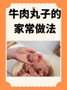 水氽牛肉丸子的家常做法_水氽牛肉丸子，鲜美Q弹超简单！
