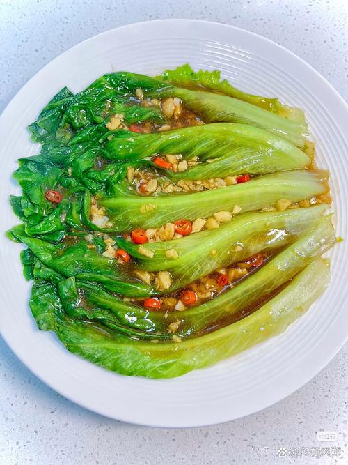 蒜蓉生菜的做法_蒜蓉生菜，爽脆美味，简单易学！