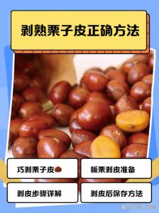 熟栗子怎么处理好剥皮_煮栗子皮难剥？热水浸泡或切半，轻松去皮！