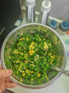 做饺子馅虾仁配什么蔬菜_黄瓜虾仁红苋菜猪肉丝瓜鸡蛋馅
