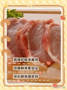 微波炉解冻肉几分钟_微波炉解冻肉，精准控时勤翻动