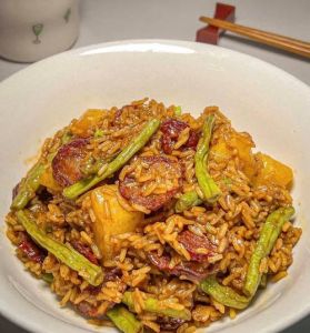 豆焖饭正宗做法_朴实做法香浓可口