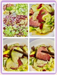 腊肉炒儿菜的家常做法_儿菜炒腊肉，家常菜里的烟火气