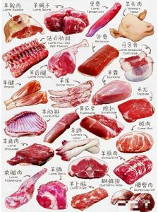 羊肉部位分割图及做法_煲涮炒烤全攻略