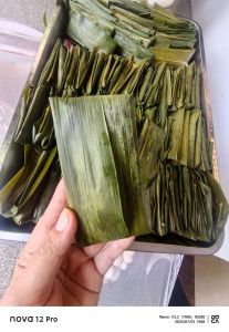 广东用叶子包的糯米糍_端午甜食，米香叶香！