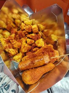 适合摆摊的油炸小吃_网红炸串低价引流，独家腌料风味多