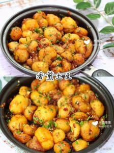 脆皮小土豆的做法_脆皮蒜香烤土豆
