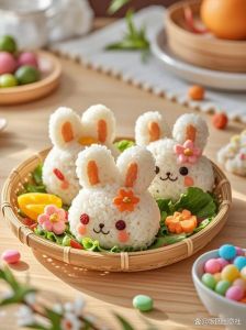 小兔饭团擦边最简单三个步骤_四步做出可爱美味
