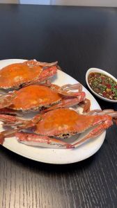 梭子蟹蒸几分钟口感好_大小不同时不同，看壳红肉白就熟了