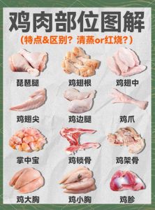 鸡翅每个部位名称和图解_干锅鸡翅部位多，各味不同做法妙！