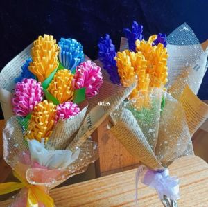 海绵纸手工制作各种花_简单易学做花朵，创意拼接添色彩