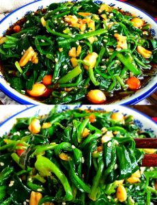 香辣菠菜的家常菜做法_香辣菠菜小面鱼，秋日唤醒味蕾的家常美味！