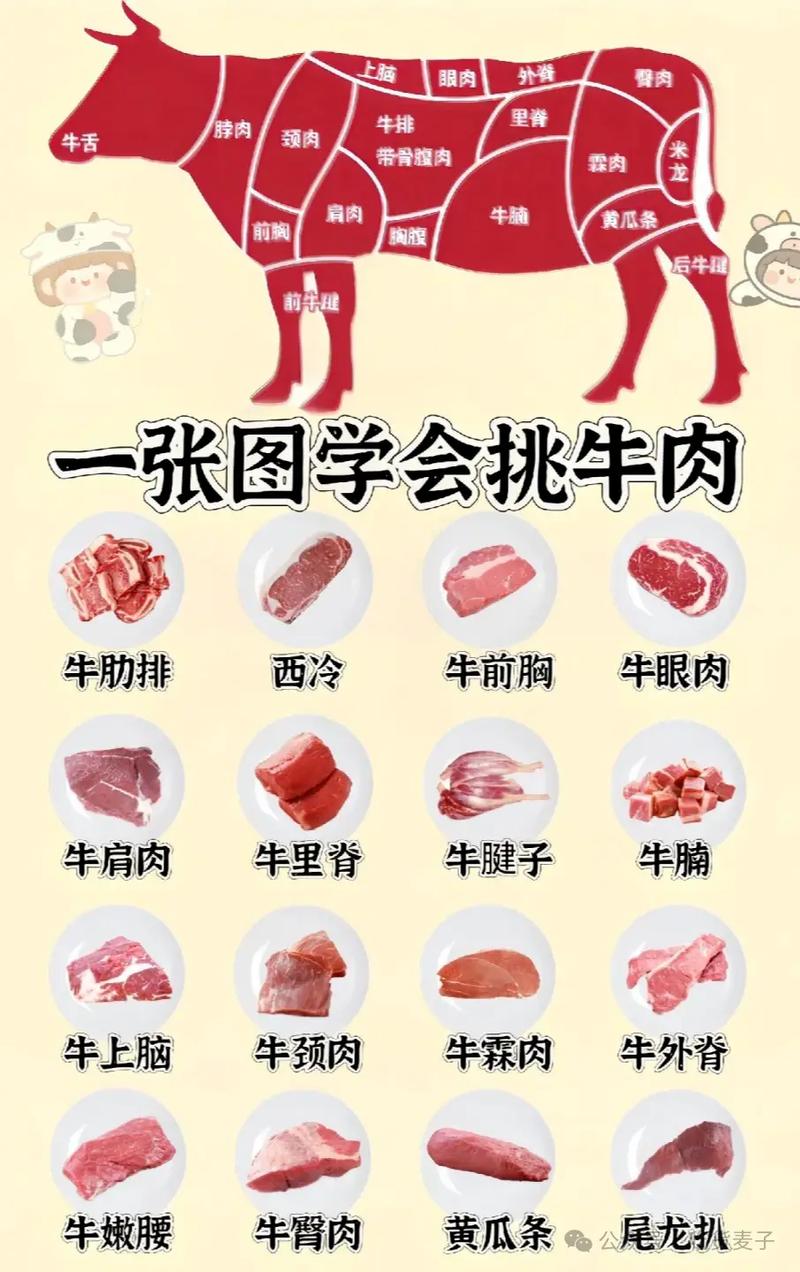 牛眼肉在牛身上部位图_香嫩多汁的优质牛排