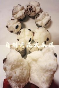 家庭用大米做米糕做法_米浆发酵松软米糕制作法