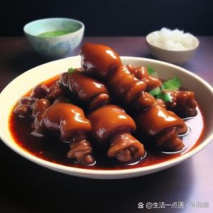 清水烀猪蹄子放什么调料_焯水去腥加柠檬，白醋增鲜，葱姜保留，炖煮入味，蘸水调制，猪脚更美味
