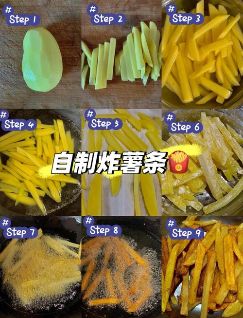 家庭式炸薯条做法_美味薯条制作教程