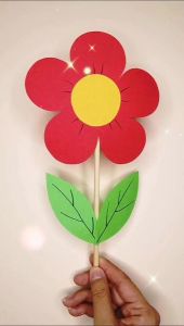 简单的手工红花制作_金秋红花喜庆手工DIY