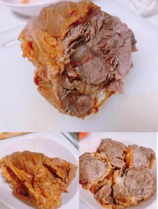 酱腱子肉的家常做法_黄豆酱炖出香浓美味