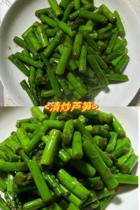 清炒芦笋用焯水吗_焯水去涩提鲜，清炒芦笋爽脆可口