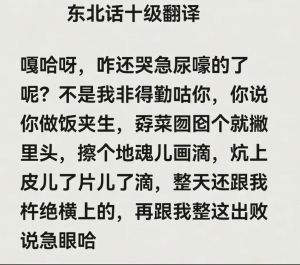 半生不熟东北话用东北话怎么说_东北话魅力多，锦州铁岭都不一样！