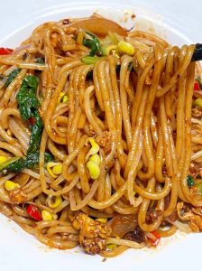 肉炒米粉的做法最正宗的做法_酥香米粉配肉末，家常美味！