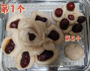 白面枣糕馒头的做法_发酵与二次发酵