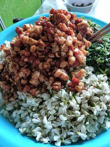 干槐花包子馅做法大全_焯烫锁香，肉馅提鲜，美味秘诀