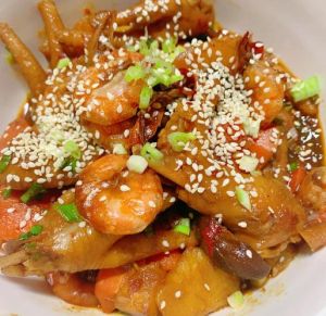 鸡爪虾堡的做法_鲜香Q弹，冬日暖心菜