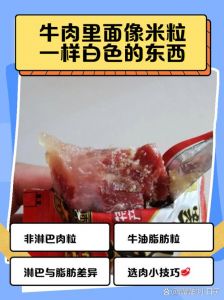 熟牛肉密密麻麻白色颗粒_牛肉白色颗粒啥意思？