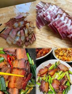 客家烧腊肉做法_肥瘦相间，风干一周，清蒸最美味！