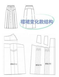 麻酥酥百褶裙最简单三个步骤_比例与褶皱技巧