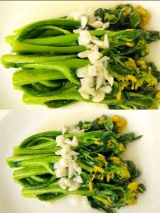 白灼芥兰焯水多久_芥兰焯水短脆长糯，加盐油提鲜