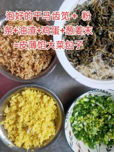 干青菜包子馅做法大全_晒干菜包子香喷喷，勾起妈妈的味道