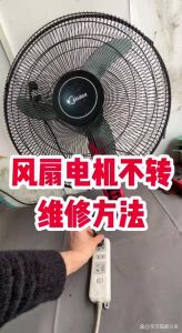 电风扇嗡嗡不转的简单修理方法_风扇不转？卡了清清，电机嗡嗡换电容，加油或找师傅！